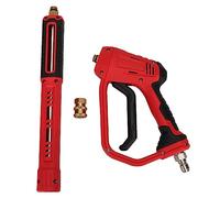 High Pressure Water Sprayer 4000 psi | 10m Spray Distance Handheld Portable Car Washer | Cordless Force Cleaner for Vehicle/Garden/Farm | Oxidation Proof Metal & Plastic (3/8in Quick Plug Medium