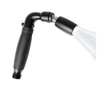 High Sierra® - Cabezal de ducha de mano de metal sólido sin plomo, válvula de goteo integrada, boquilla única patentada que nunca se obstruye. Manguera de ducha y soporte no incluidos. Alta presión