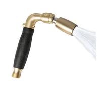 High Sierra® - Cabezal de ducha de mano de metal sólido sin plomo, válvula de goteo integrada, boquilla única patentada que nunca se obstruye. Manguera de ducha y soporte no incluidos. Flujo bajo 1.8