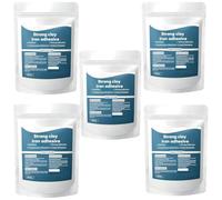 High-Strength Multi-Purpose Repair Clay, Strong Putty Iron Adhesive for Bonding, Repairing, Filling Cracks Holes, Pipe Leak Repair Putty, Durable Pool Clay for Bonding Metal Ceramic Wood (5pcs)
