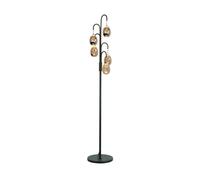 HighLight Lámpara de pie Golden Egg negro/ámbar 165 cm 5 luces metal/vidrio EC:EPREL:1600196