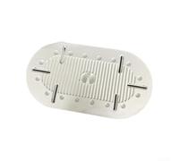 Higiénico para tapa de inodoro en cuclillas 51cm Diseño de control | Se adapta a sartenes estándar para sentadillas, tamaño de 51 x 30 cm, fácil montaje de tornillo, construcción de