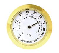 Higrómetro Medidor De Humedad | Higrómetro Analógico De Alta Precisión | Sensor De Preciso Para Humidores, Cajas De Puros Almacenamiento En Interiores. Monitor De Temperatura Hum
