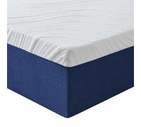 Hiimgo Colchón Super King de espuma viscoelástica, soporte ortopédico de firmeza media, funda de punto tallada transpirable para aliviar el dolor de espalda y la presión (200 x 180 x 25 cm)
