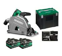 HiKOKI - 36V AKU sierra sumergible 165 mm, 2x batería 2,5 Ah Li-Ion, cargador C3606DPAWVZ