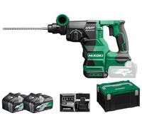 HIKOKI Akku Bohr- und Meißelhammer DH3628DAWEZ, (36V, (4,0 Ah), Volllastschlagzahl 2. Gang: 0-4300 min-1, Schlagenergie 3,2 J) (SDS-plus) Brushless, im HSC III