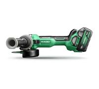 HiKOKI - Amoladora angular 18V AKU 115 mm, 2x batería 5,0 Ah Li-Ion, cargador G1813DAWQZ