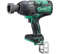 HiKOKI Atornillador de Impacto a batería - 36V, 1.100 Nm, 3/4" Anclaje, IP56 - Luz LED, Motor sin Escobillas, Indicador de Batería, Gancho para Cinturón - Con maletín HSC III - Sin batería ni cargador