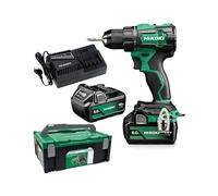 HiKOKI - Taladro atornillador AKU 18V, 2x batería 5,0 Ah Li-Ion, cargador DS18DEWFZ