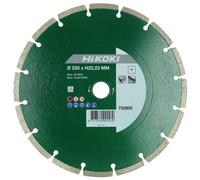 Hikoki tools 752805 - Disco diamante segmentado 230x22,2x7mm material variador