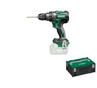 HiKOKI DV18DCW2Z Taladro Percutor, 140 Nm, Brushless, 18V, Portabrocas 13mm | Incluye Maletín HSC II y Mango, 190mm de Largo, sin Batería ni Cargador, Motor sin Escobillas con Control RFC
