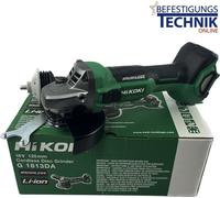 HiKOKI G 1813DA W4Z: Esmeriladora angular inalámbrica de 18 V y 125 mm, con arranque suave y motor sin escobillas. Modelo "Solo" (sin batería ni cargador)