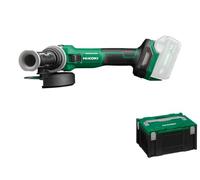 HiKOKI G1813DE Amoladora Angular, 18V Brushless de 125mm con Maletín HSC | Amoladora a batería sin escobillas, protección Kick-Back, disco 125mm, mango antivibración, sin batería ni cargador