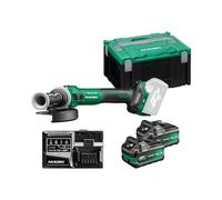 HiKOKI G3613DVEWQZ Amoladora Angular, Radial 36V, Motor Brushless, 125mm