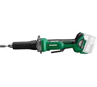 HiKOKI Amoladora Recta a Batería GP18DBW5Z (18 V, Pinza de Sujeción 6 mm, Ø de disco Max 50 mm, 29.000 RPM, Motor Brushless, Seguro de Palanca Hombre-Muerto, Motor Brushless, Sin Batería ni Cargador)