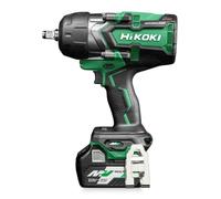 HiKOKI - llave de impacto AKU 36V, 2x batería 2,5 Ah Li-Ion, cargador WR36DGWRZ