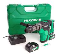 HiKOKI - martillo combinado AKU 36V, 2x batería 4,0 Ah Li-Ion, cargador DH36DMAWAZ