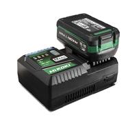 HiKOKI Multivoltios Powerpack Set - 2 x 36 V / 4.0 Ah & 18 V / 8.0 Ah Baterías + Cargador Rápido - Potente, Eficiente, Duradero - Ideal para Herramientas Profesionales