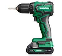 HiKOKI - Taladro atornillador AKU 18V con atornillador de impacto, 2x batería 2,0 Ah Li-Ion, cargador DV18DDWRZ
