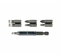 Hikoki tools 752397 - juego puntas phillips+pozidriv+gleuf 25mm(7u)