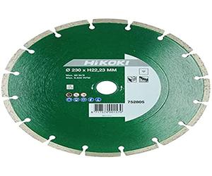 Hikoki tools 752805 - Disco diamante segmentado 230x22,2x7mm material variador
