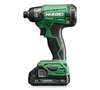 Hikoki WH18DAWCZ, Atornillador de impacto, Mango tipo pistola, 1/4", Mandril de sujeción rápida, , Verde, Acabado cepillado