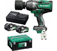 Hikoki WR36DFWRZ, Atornillador de impacto, Mango tipo pistola, 3/4", , Verde, Gris, Sin escobillas, IP56