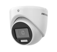 Hikvision DS-2CE76D0T-LMFS(2.8mm) Cámara Turret Fija Interior de Audio con Luz Híbrida Inteligente de 2MP
