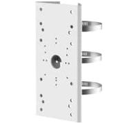 Hikvision Soporte de fijación a poste DS-1275ZJ-SUS para cámaras blanco
