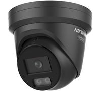Hikvision DS-2CD2347G3-LIS2UY/SL 2.8mm NEGRO PL 4 MP Cámara de red Turret fija híbrida inteligente con ColorVu