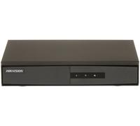 Hikvision Grabador NVR DS-7104NI-Q1/M(D) 4 canales 1U PoE 6 Mpx 40 Mbps Soporta 1 disco duro Negro