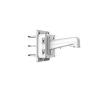 Hikvision Soporte de pared DS-1602ZJ-BOX-POLE – Accesorios de mástil y base para PTZ domo exterior