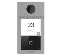 Hikvision Stazione Esterna di Metallo IP65 Campanello Wireless con Telecamera Wifi Esterno Senza Fili Coloe Argento Kit Videosorveglianza Funzionamento Autonomo o con Monitor