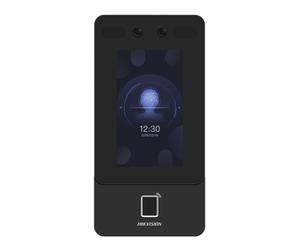 HikVision Terminal de control de acceso facial Hikvision con reconocimiento facial, huella, tarjeta y PIN DS-K1T342MFWX-E1