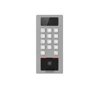 Hikvision Terminal de control de accesos y videoportero SIP con autenticación biométrica, IP65 e IK09