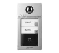 Hikvision Timbre inalámbrico exterior DS-KV8213-WME1(C) IP65 metálico 2 botones WiFi/IP
