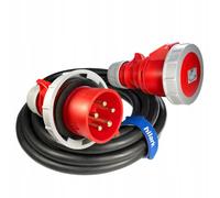 Hilark Cable Tech H07RN-F 5X4 IP67 32A Cable alargador de Goma 1m