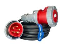 Hilark Cable Tech H07RN-F Adaptador de 5 x 6 mm2 CEE 32A 5P (Enchufe) a 63A 4P (Enchufe) IP67 5 m