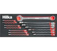 Hilka 16101402 Juego de llaves combinadas de EVA de 14 PCE métricas