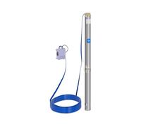Hillvert Bomba de agua sumergible para pozos Caudal máx.: 10.800 l/h, 2.200 W, Profundidad máx.: 96 m, Ø 95 mm, In aja de control, Acero inoxidable