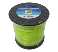 Hilo de nailon Kawapower para desbrozadoras, 3,3 mm × 210 m, cuadrado