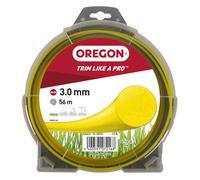 Oregon Hilo para Desbrozadora, Recambio de Hilo de Nylon para Cortacésped, Jardinería y Bricolaje, Universal, Hilo Redondo, Bobina de 3 mm x 56 m, Color: Amarillo (69-370-YE)