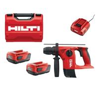 Hilti NEW 2422140 Kit Martillo perforador TE 4-A22 + 2 baterías B 22/4.0 + cargador C 4/36-350 (Taladrado, atornillador y perforación. Con percusión. Peso: 3,3 kg. Con maletín)