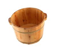 hindraem Bañera de Para madera para pies de gran tamaño, diseñada para un fácil mantenimiento y beneficios para una vida sostenible. Material: El lavabo de