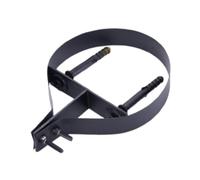 hindraem Soporte de tubo de chimenea, soporte de metal versátil para colgar | de estufa de 6 pulgadas, de pared ajustable, abrazadera de estufa de fácil operación. Abrazadera de correa de pared para