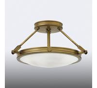Elstead Lighting Collier lámpara de techo 3x40 W latón HK-COLLIER-SF-S