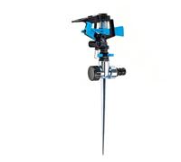 Hinourisha Rociador de Jardín Impulse, Aspersor Sectorial con Cabeza, 360 Grados Tarea PesadaAspersor de Césped De Impacto Pulverizador de Riego con Metal Spike para Regar Plantas Flores Verduras-001