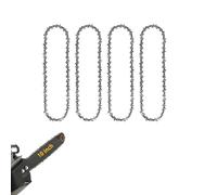 Hinsz Paquete de 4 cadenas de motosierra de 10 pulgadas para barra de 25 cm, 40 eslabones de transmisión, calibre LP de 0.50 pulgadas, cadena de repuesto para Black & Decker, Bosch, Makita, Ryobi y