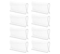 HINTRMENT 8piezas Tiradores para Persianas Enrollable Transparente Asas de Plástico para Cortinas de Rodillo Agarre Hem para Cortinas de Ventana Accesorios de Reparación para Hogar y