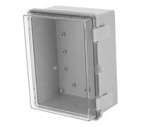 HINTRMENT Caja Estanca para Eléctricas de Plástico Cubierta Clara Abatible, Tamaño 220X170X110 MM, Diseñada para Uso en Proyectos al Aire Libre y Rápidas